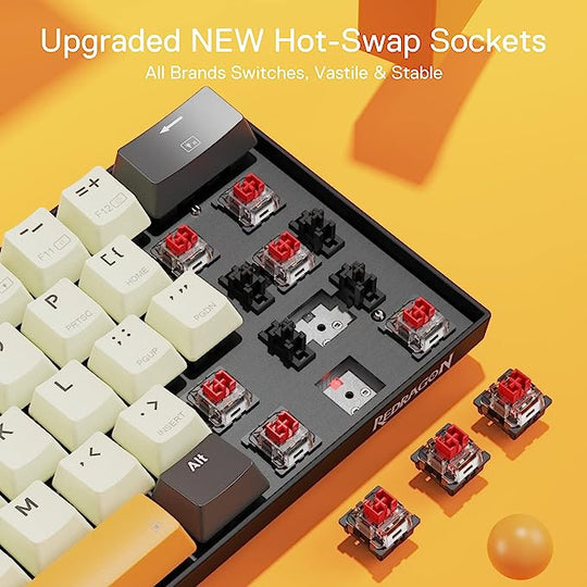 Redragon K644 Caraxes Pro Wireless RGB Gaming Keyboard