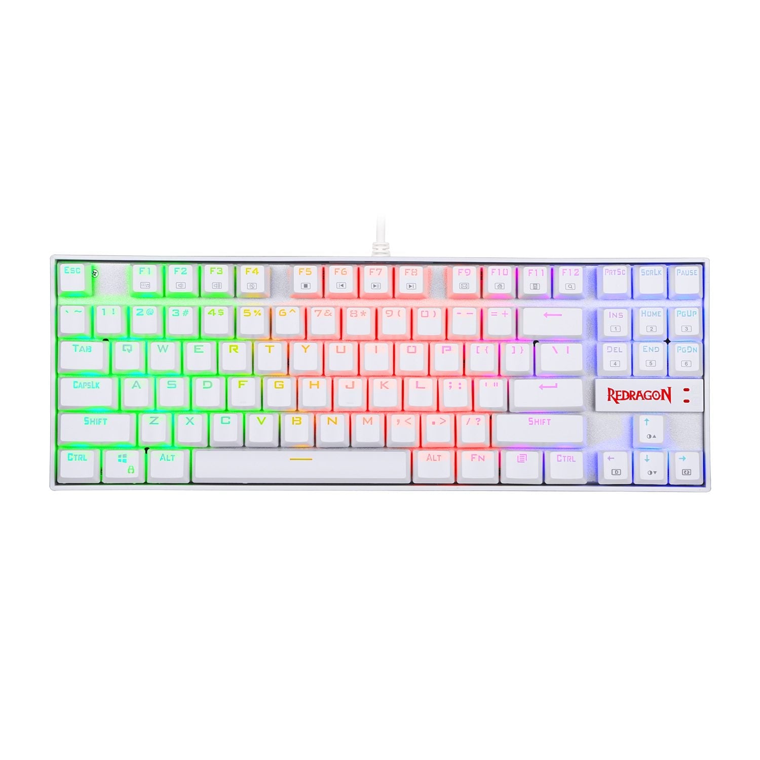 Redragon K552W Kumara White Mechanical Gaming Keyboard