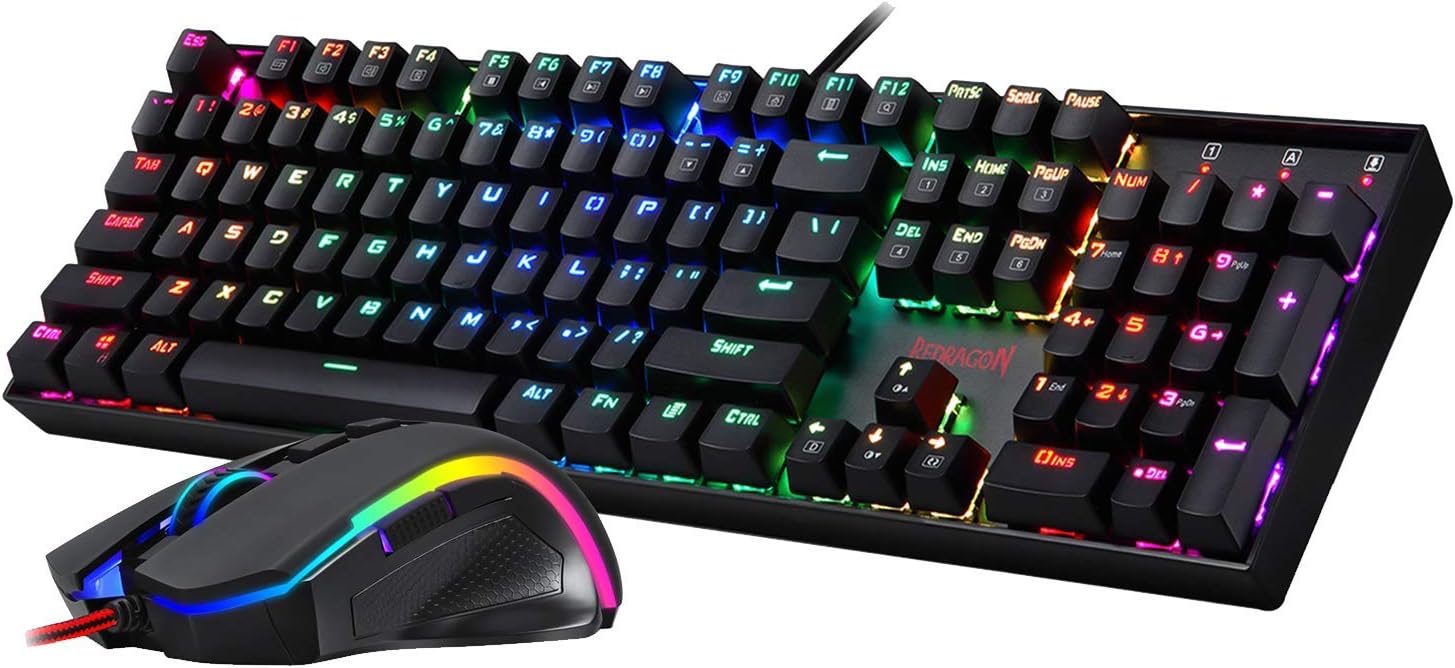 Redragon K551-BA RGB (2 in 1 Mechanical Combo)