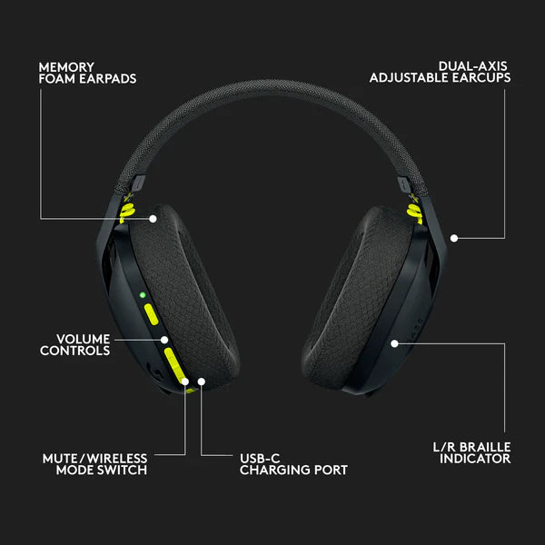 Logitech G435 LIGHTSPEED Wireless Gaming Headset